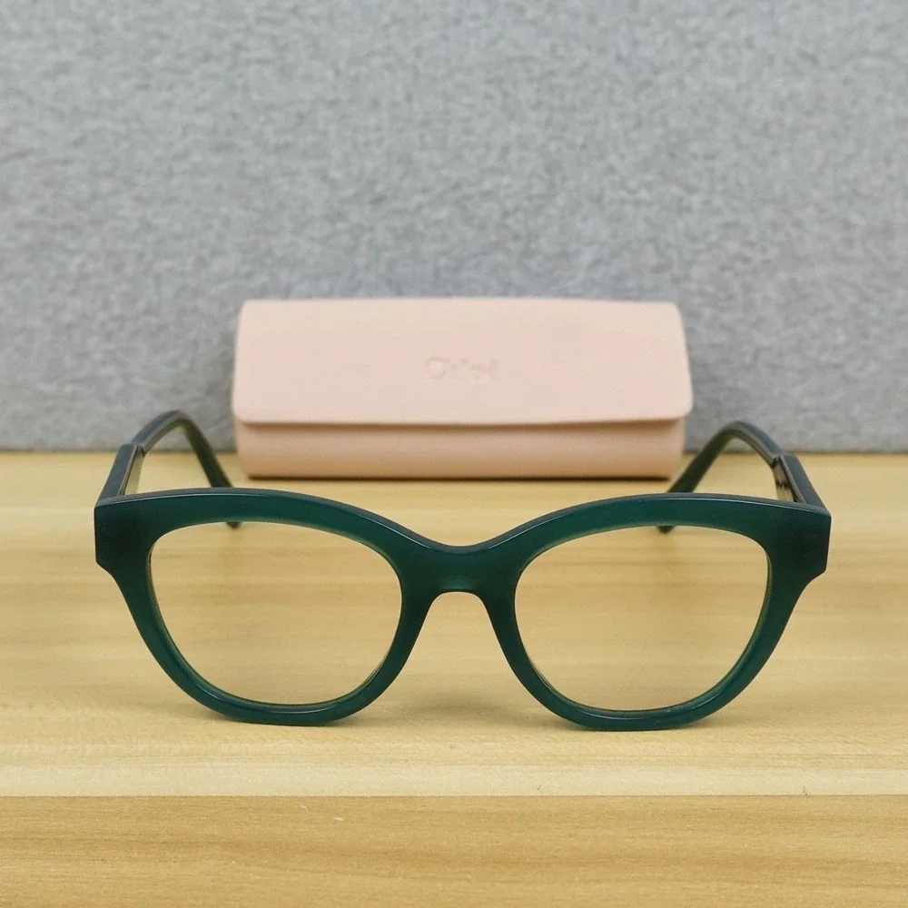 CHLOE CH0162O 004 EYEGLASSES FRAMES Green W/CASE 48-19-140 Made in Italy